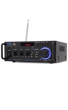 Pyle 200W Bluetooth Stereo Amplifier Dual Channel Mini Amp for Home Theater