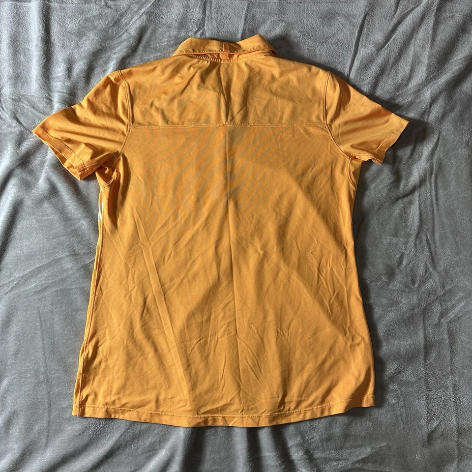 Camisa Polo Oakley Naranja Ombre TPC Summerlin Golf Manga Corta Para Mujer L Foto 4 de 4