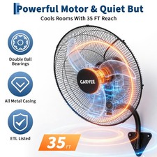 18202430 In Oscillating Wall Mount Fan Industrial 3 Speed Shop Fan Black Etl 18202430 In Oscillating Wall Mount Fan Industrial 3 Speed Shop Fan Black Etl