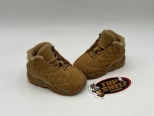 Nike Air Jordan Retro 13 Wheat 2017 TD Toddler 4C Authentic Brown Used Trainer