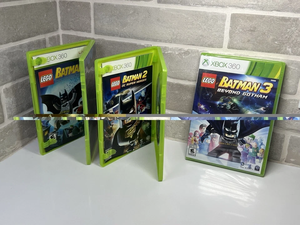 LEGO Batman 1 2 AND 3 (NEW) Collection Microsoft Xbox 360 - Complete & 1 Sealed - Image 4 of 4