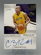 Caron Butler 2024-25 Immaculate Collection Heralded Signatures Auto 22/99 Lakers