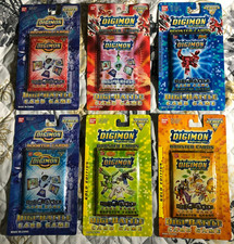Digimon CCG Digi-Battle Card Game Series 3 4 5 6 Sealed Blister Packs Set of 6