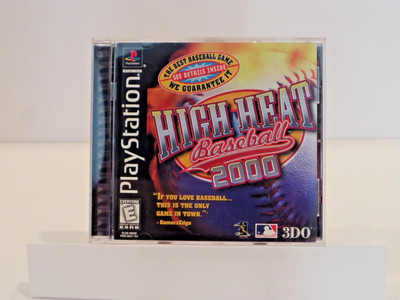 High Heat Baseball 2000 (Sony PlayStation 1 PS1, 1999) -Tested