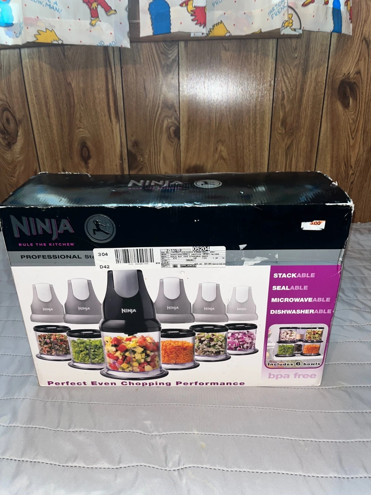 Ninja Professional Stackable Chopper 6 Bowls