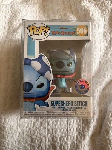 Funko Pop Disney Lilo & Stitch #506 Superhero Stitch Pop In A Box Exclusive
