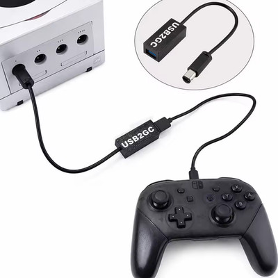 USB2GC USB to GameCube NGC Controller Adapter Switch PS3 PS4 PS5 Xbox 360