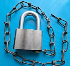 Vintage Sargent & Greenleaf High Security Environmental Padlock - No Key ~ Lot 1