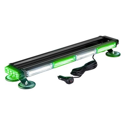 Xprite Pursuit COB Series 26'' White/Green Magnet Mount LED Light Bar
