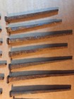 Lot 20 Antique LARGE SQUARE CUT NAILS 4-5 INCH primitive Craft Rusty — photo 4