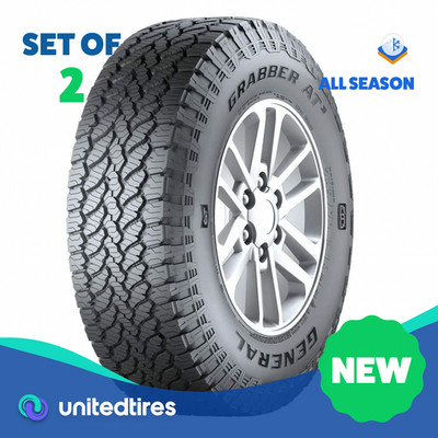 Set of (2) New 255/70R15 General Grabber AT3 112T