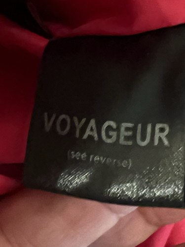 Tumi Voyageur Tangerine Orange Nylon Tote Bag Pink Lining Patent Trim 19”x12”x6” - Picture 9 of 20