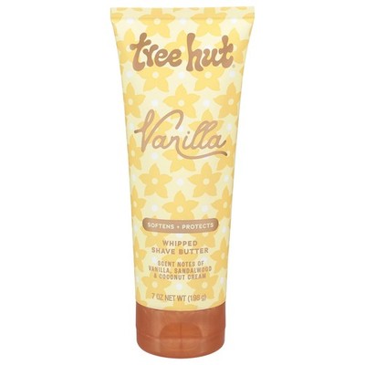 Tree Hut Whipped Shave Butter Vanilla, Hydrating & 7 Fl Oz (Pack of 1)
