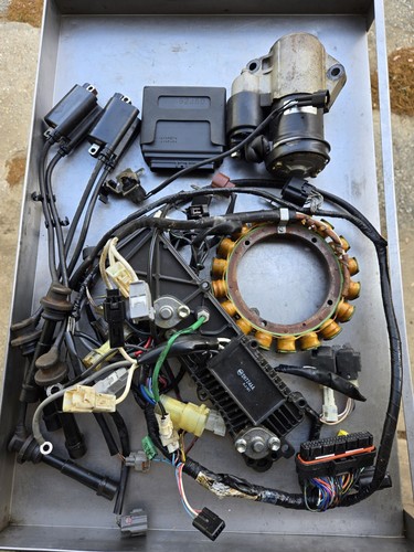 Suzuki Df 140 Electronics Starter Stator Ecm Wire Harness Coils