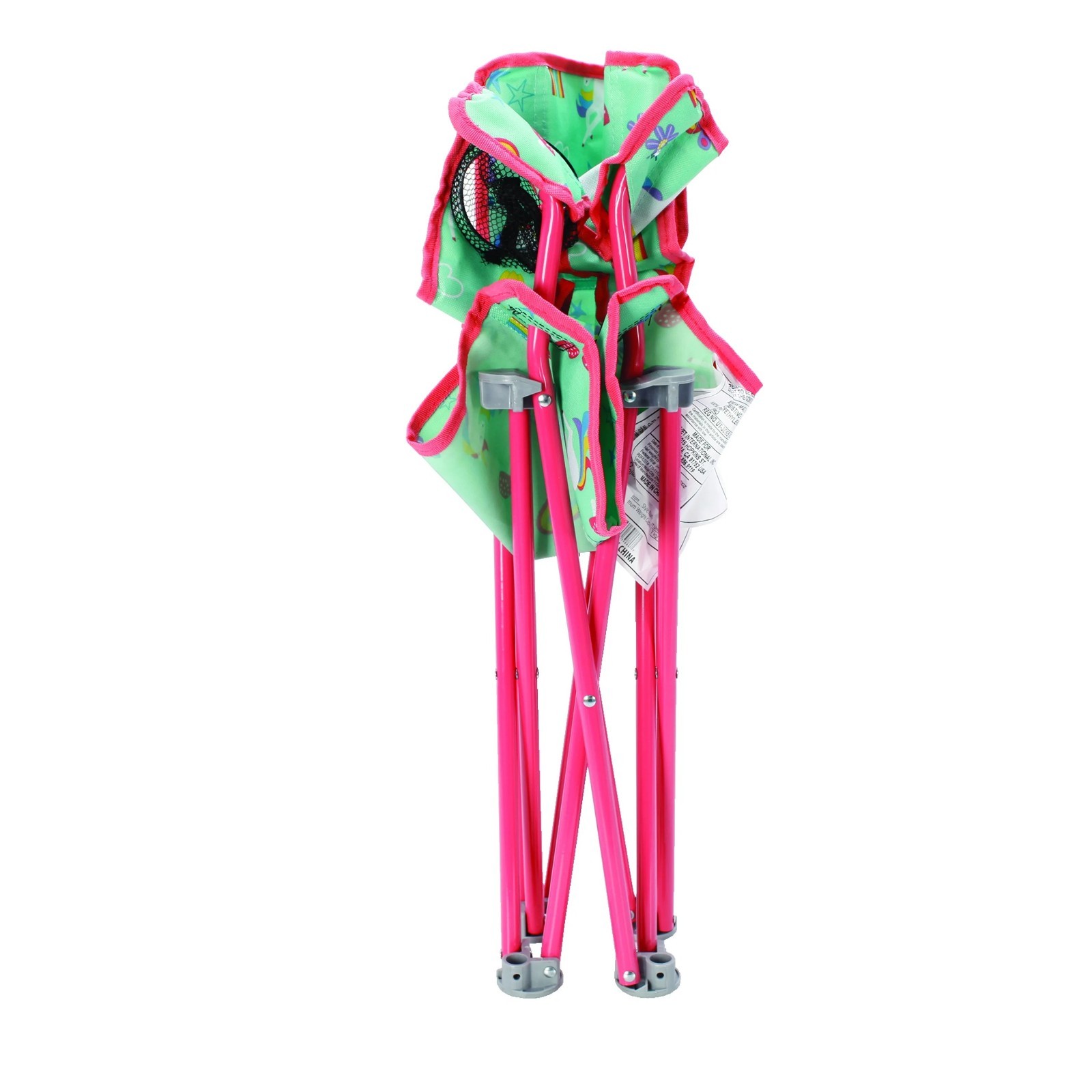 Kids Unicorn Folding Camp Chair with Safety Lock Portable Outdoor Seat 125lb