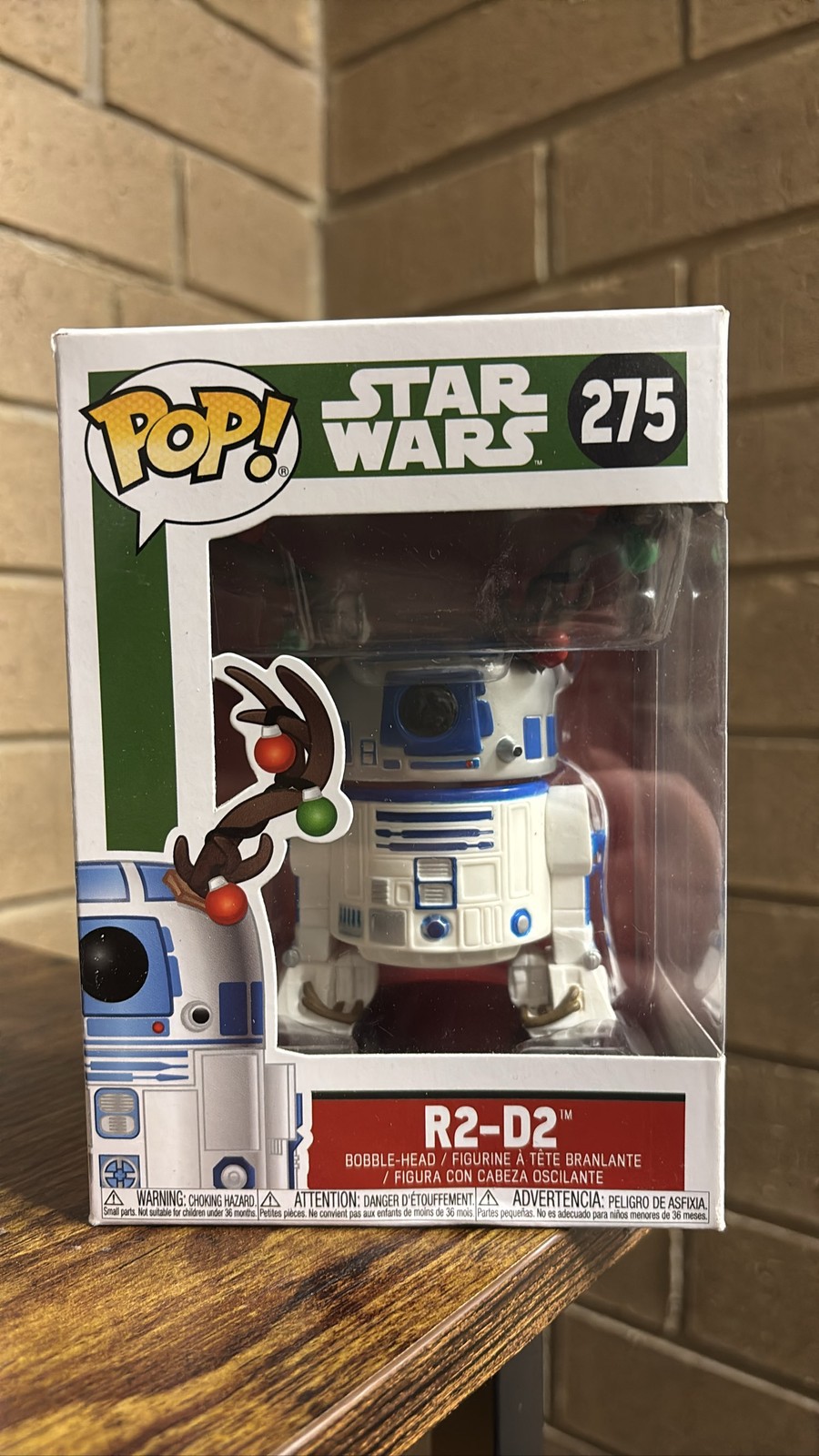 Funko Pop Star Wars Holiday R2-D2 Antlers #275