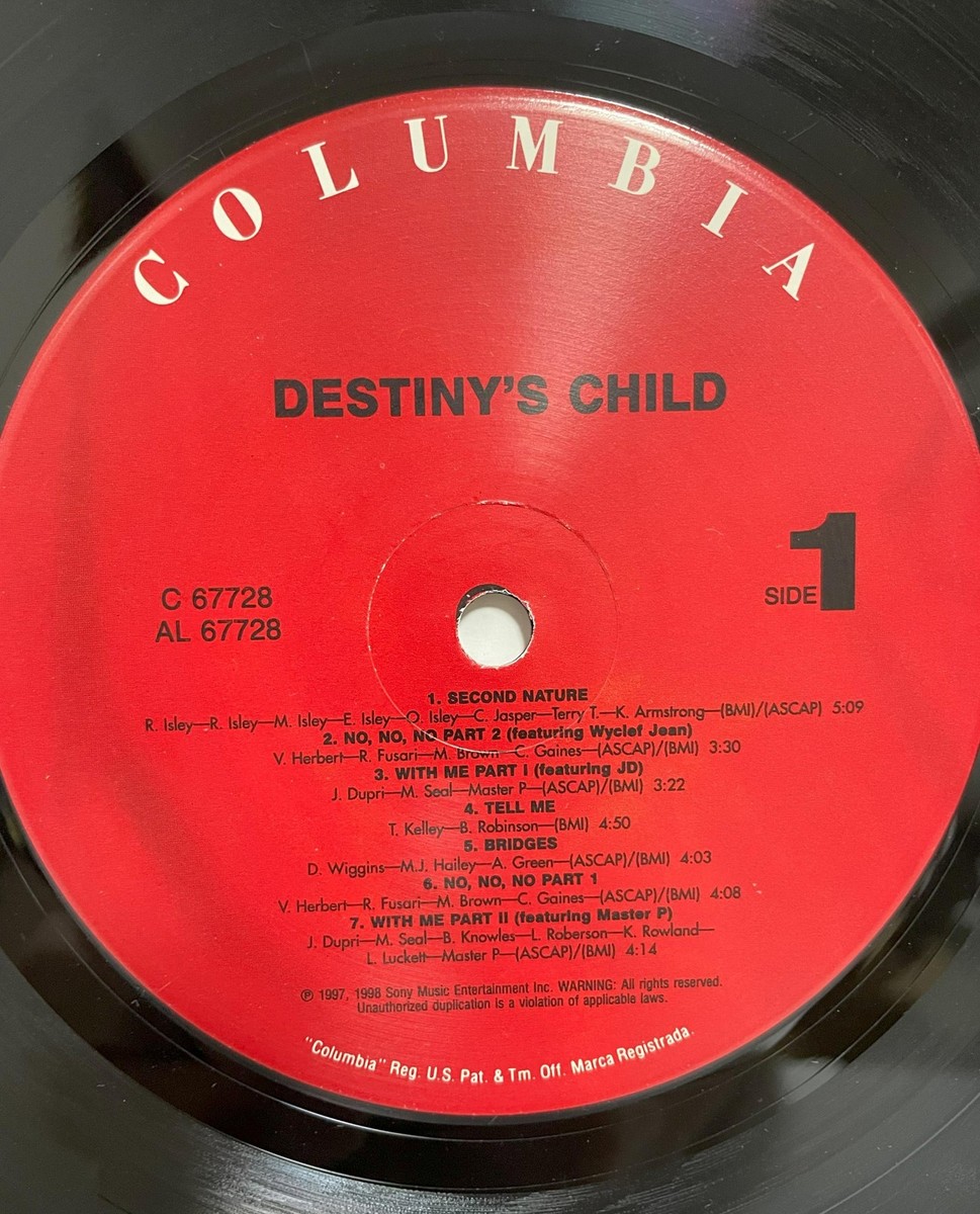Destiny's Child ST LP Vinyl 1998 US Original Columbia C67728