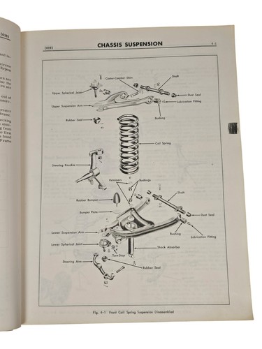 1959 Cadillac Shop Manual Covering 1959-67 Passenger Cars and 68 Chassis - Picture 12 of 14