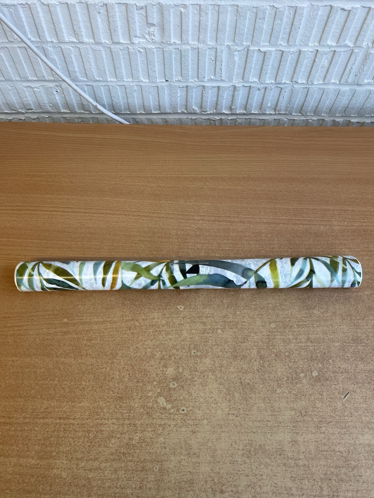 DC-Fix Lorina Plant Green White Self Adhesive Film Sticky Back Vinyl 2m x 45cm