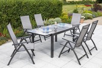 Mx Alu GartenmöBel Vicenza 7Tlg. Esstischgruppe TerrassenmöBel Gartengarnitur