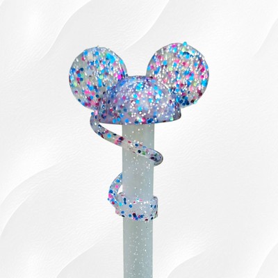 NEW Mickey Mouse 3D Silicone Straw Topper - 10mm - Fits Stanley - Straw Charm 