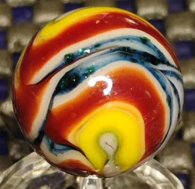 .72'' JABO MARBLES HILLBILLY MAGIC VHTF SWIRL TOY MINT