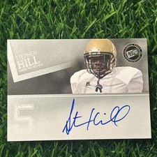 2012 Press Pass STEPHEN HILL On Card Rookie Auto Georgia Tech Autograph. rookie card picture