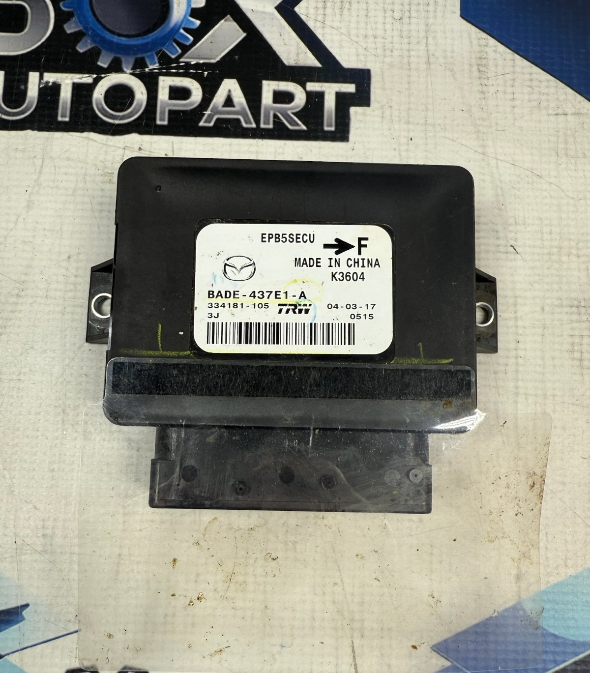 2014-2018 MAZDA 3 Parking Control Module OEM BADE-437E1-A BADE437E1A