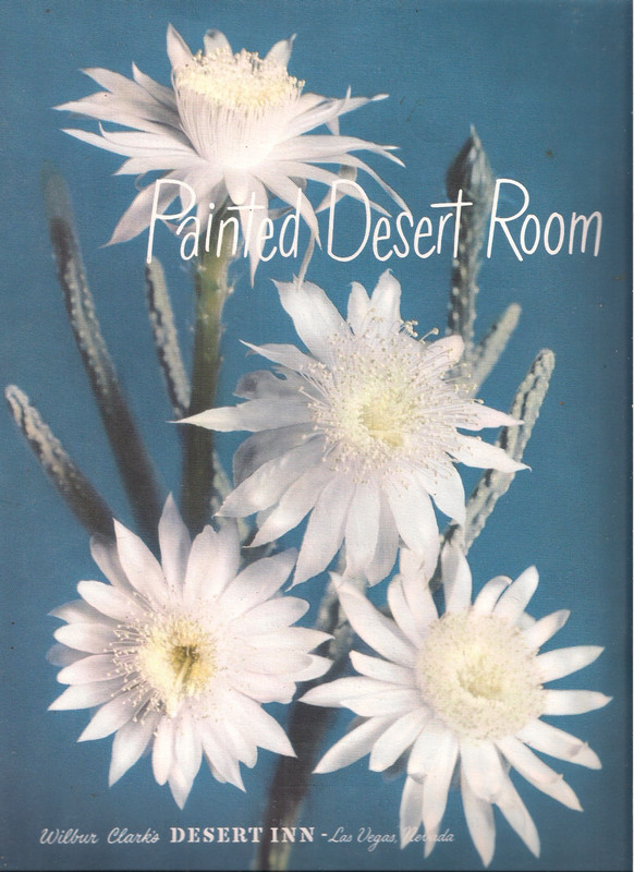 Vintage 1961 Desert Inn Las Vegas PAINTED DESERT ROOM Menu Dinah Shore