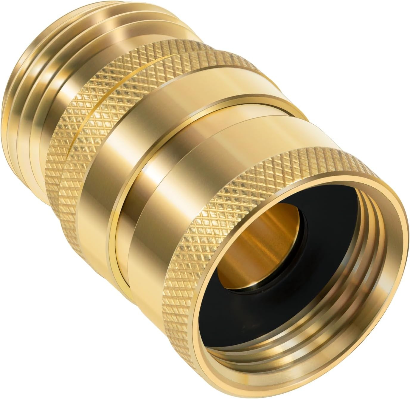 for Dramm 22729 Brass Hose Coupler Quick Disconnect Connect 3/4” GHT Male Female