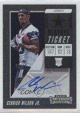 2018 Panini Contenders Rookie Playoff Ticket /99 Cedrick Wilson Jr #190 Auto n1u