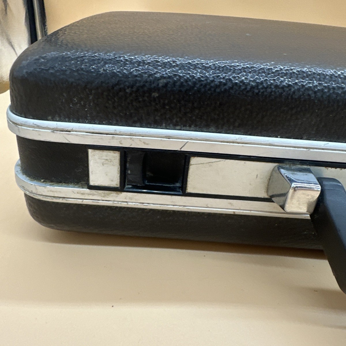 Vintage Echolac Locking Briefcase Hard Shell Brown Working