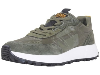 G-Star Raw Men's Theq-Run-LGO-MTC Sneakers Low-Top Trainers Shoes Olive