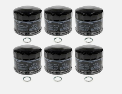 #ad 2015 2026 Subaru WRX amp; 22 26 BRZ Oil Filter amp; Crush Gasket Set Of 6 Genuine OEM $74.99