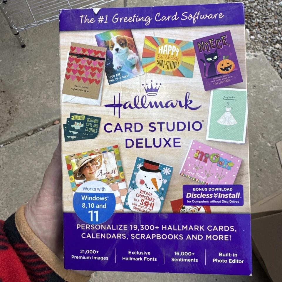 Hallmark Card Studio Software Create Custom Cards Calendars Scrapbooks BONUS CD! - Image 2 of 4