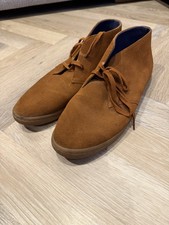 FRED PERRY, Mens UK Size 10, BYRON, Tan, Mid Desert Boots,*V.GOOD USED*