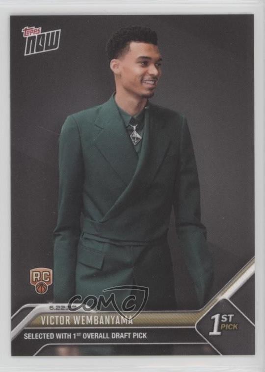 2023 Topps Now Draft Online Exclusive /72171 Victor Wembanyama #D-1 Rookie RC