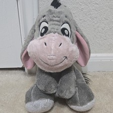 Disney Eeyore Gray Pink Plush Donkey Winnie the Pooh Friends Small 2019