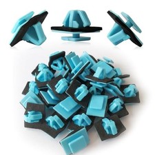 30PCS Blue Rocker Molding Retainer Clip Compatible with Hyundai Kia One Size