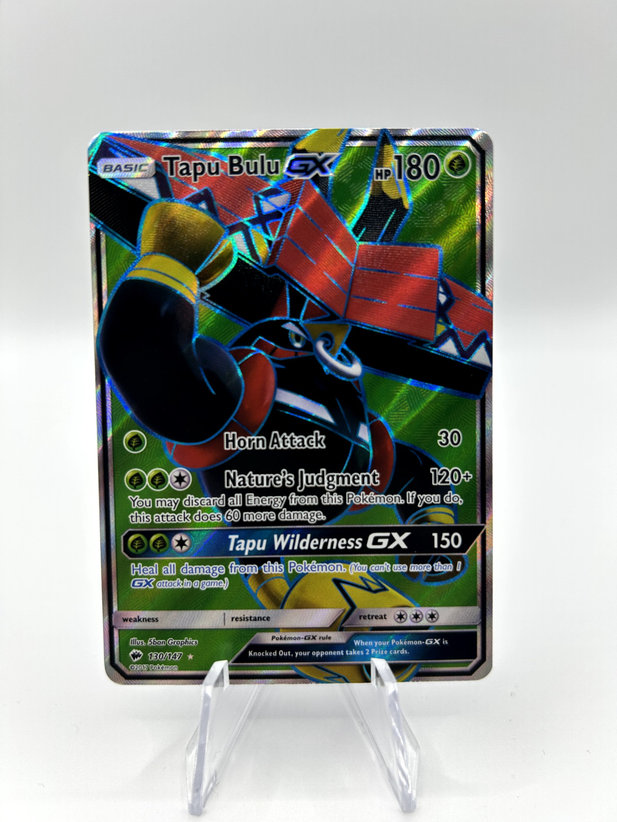 Tapu Bulu GX Ultra Rare SM03: Burning Shadows 130/147 NM