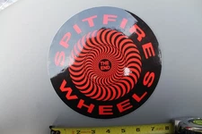 Spitfire Skateboard Wheels Red Black Spiral Z4 Original Skateboarding STICKER