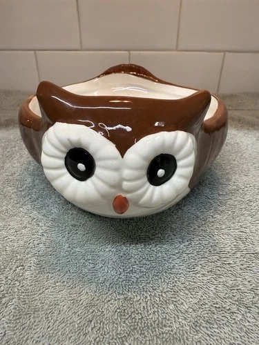 Better Homes & Gardens Owl Bowl Candy Dish Heritage Collection Earthenware