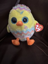 TY Beanie Boos - CORWIN the Easter Chick in Egg (Glitter Eyes) (6 inch) Plush 