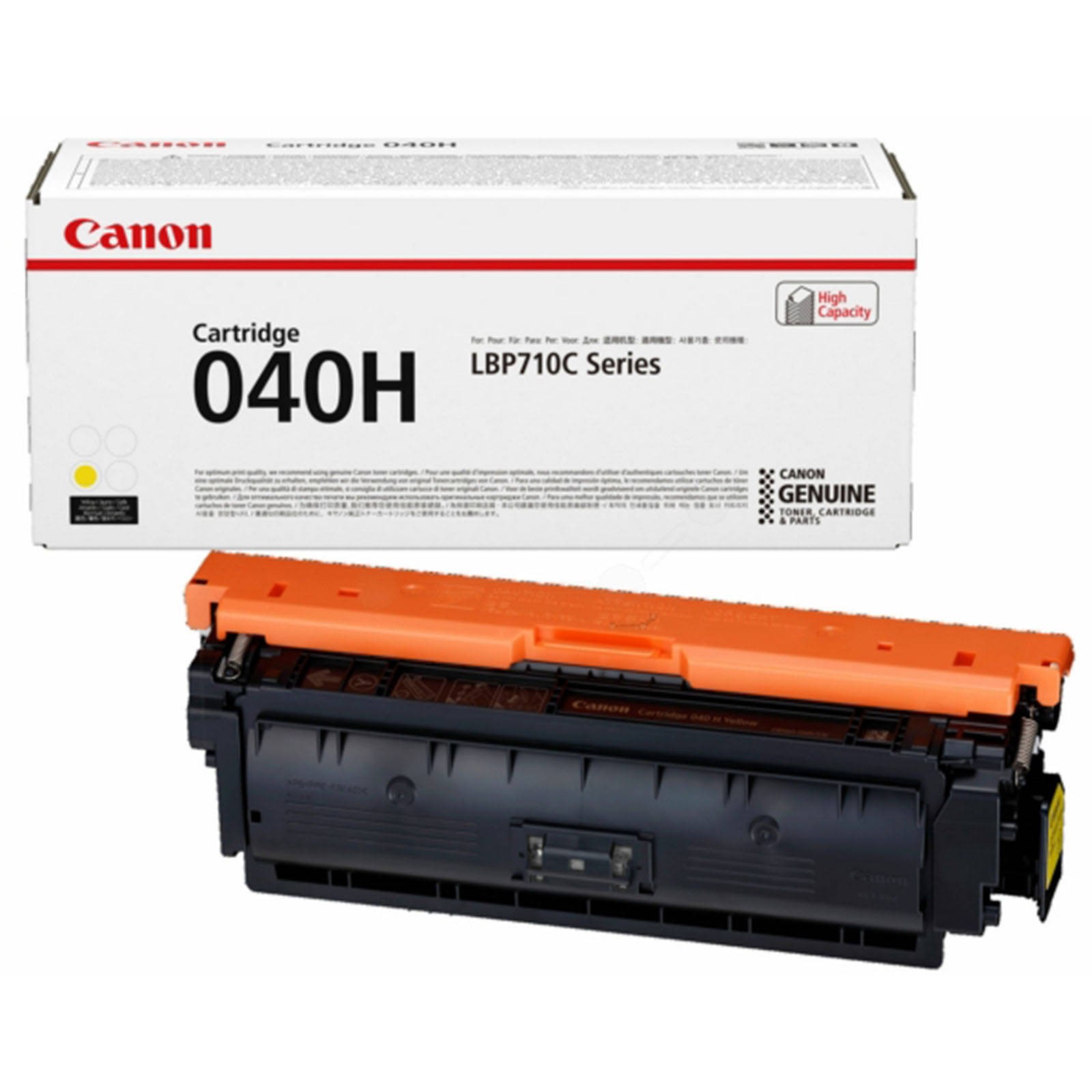 Original Canon 040H High Capacity Yellow Toner Cartridge (0455C001)