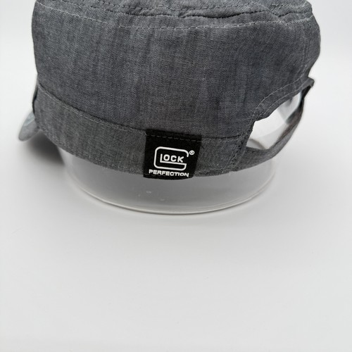 GLOCK Girl Perfection Cadet Military Style Hat Cap Gray Strap Back Adjustable - Picture 4 of 8