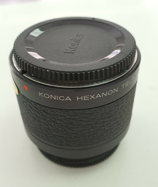 Konica Hexanon Teleconverter AR 2X 8461677 im Topzustand mit Konica Orig. CASE UK9121 Konica Hexanon Teleconverter AR 2X 8461677 im Topzustand mit Konica Orig. CASE UK9121