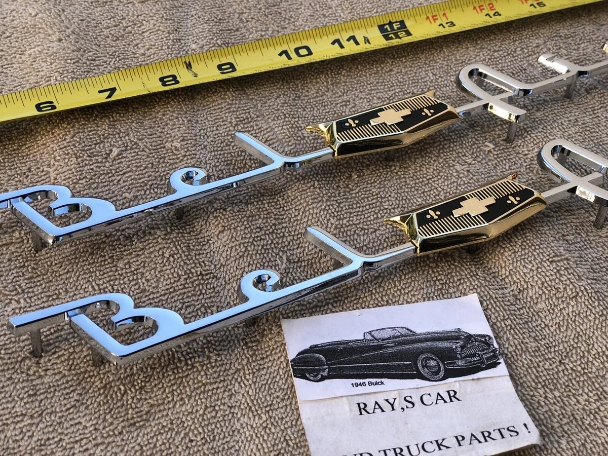 NEW PAIR OF REPLACEMENT 1953 AND 1954 CHEVROLET BEL AIR SIDE TRIM