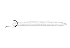 Owner OH White Round Seigo Fishing Hook – Size 6-1, Threaded Shank For Sea Bass, Perch, And More (Model 20607) - View #8
