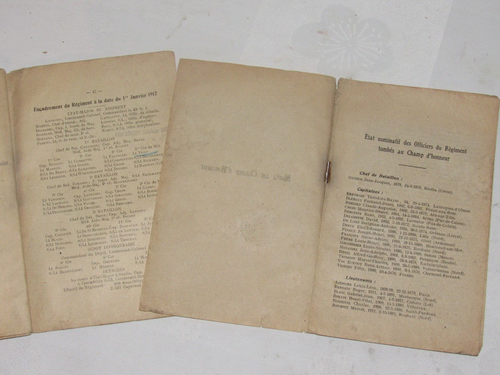 12J1 ANCIEN HISTORIQUE DU 43 e REGIMENT D'INFANTERIE RI CAMPAGNE 14/18 WW1 - Picture 2 of 3