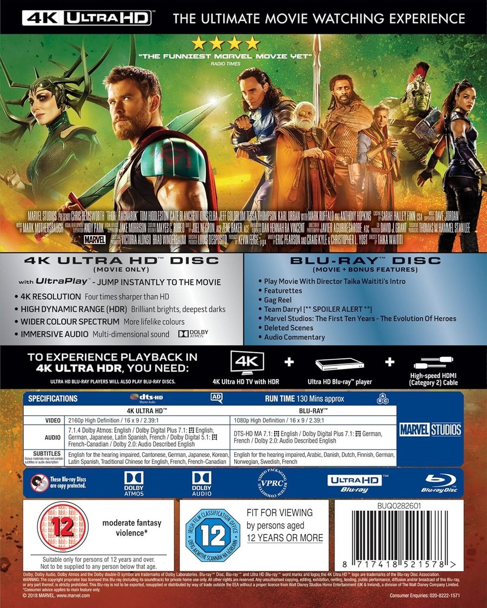 Thor Ragnarok 8717418521578| eBay